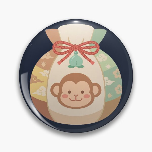 Item preview, Cute Year of the Monkey Korean Zodiac Lucky Bag (Smart & Playful) designed and sold by Kz(k-zodiac).