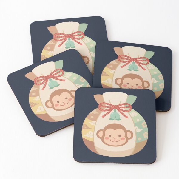 Item preview, Cute Year of the Monkey Korean Zodiac Lucky Bag (Smart & Playful) designed and sold by Kz(k-zodiac).