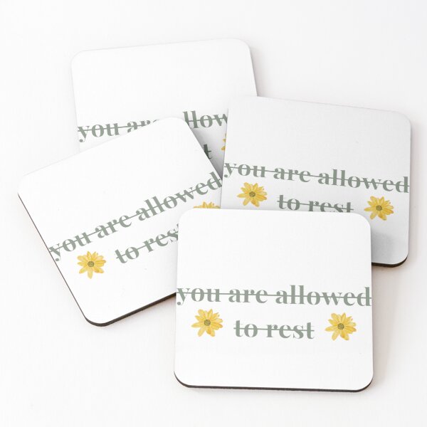 Item preview, you are allowed to rest – minimalist calm quote designed and sold by ZEYCAT.