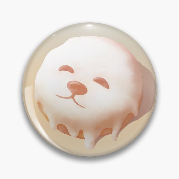 Item preview, Love at First Lick – Glazed Donut Smiling Bichon designed and sold by ZKOZKOHI.