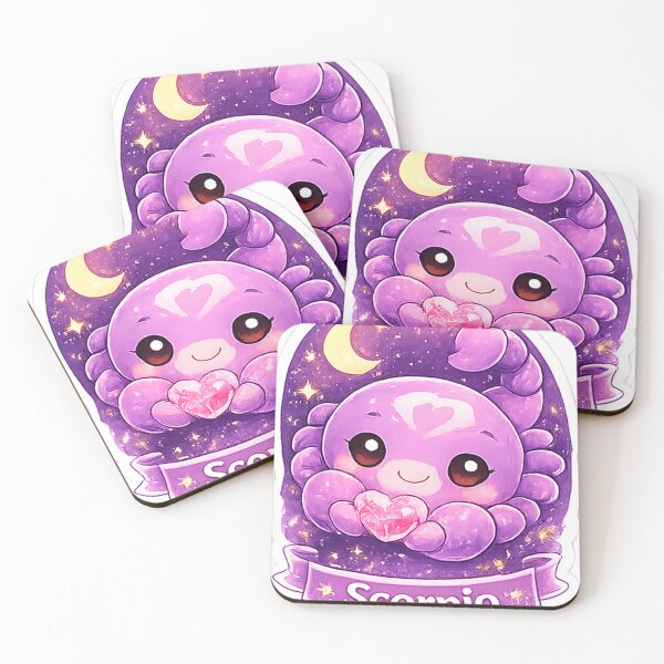 Item preview, Cute Kawaii Scorpio Zodiac Sticker | Mysterious & Powerful Astrology Art designed and sold by AmRishi.