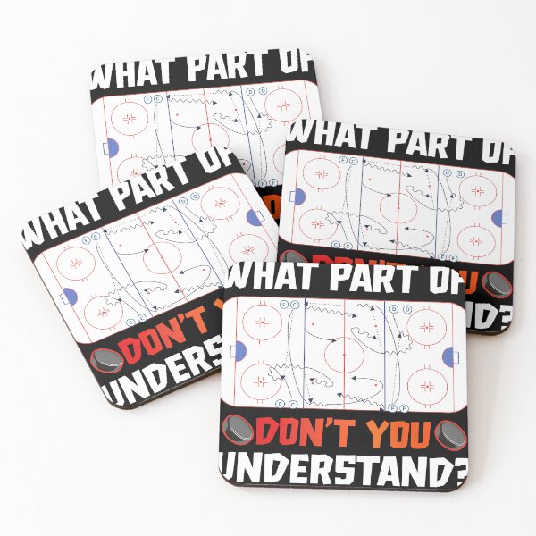 Item preview, Funny Hockey Drill Diagram T-Shirt designed and sold by LarryMBrown.