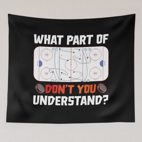 Item preview, Funny Hockey Drill Diagram T-Shirt designed and sold by LarryMBrown.