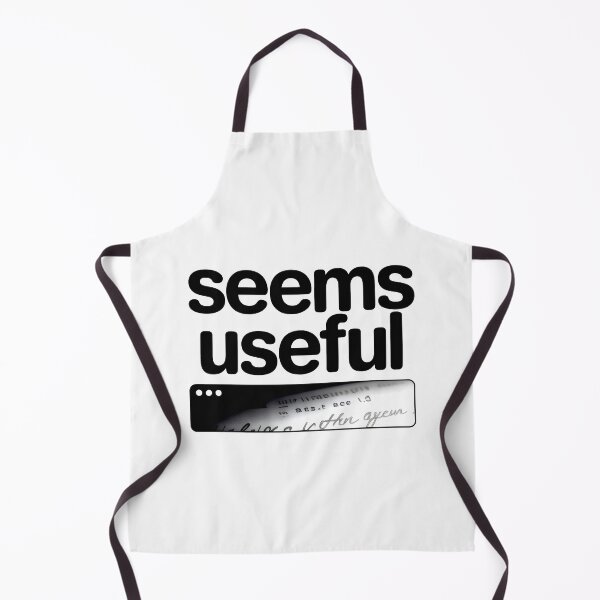 Item preview, Seems Useful Funny Internet Sarcasm Minimalist Aesthetic Art designed and sold by SplashTastic.
