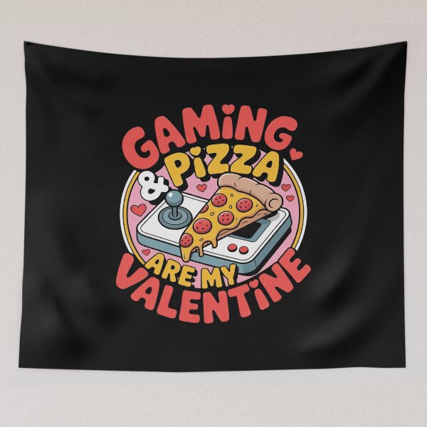 Item preview, Gaming & Pizza Are My Valentine Funny Anti Valentine's Day designed and sold by RonnasJackson.