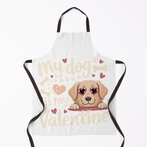 Item preview, My Dog Is My Valentine Funny Pet Single Anti Valentine Typography Humor Shirt designed and sold by GiftsForge.