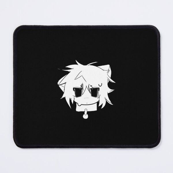 Item preview, chibi moe cat boy black background designed and sold by 444_Aaron_444.