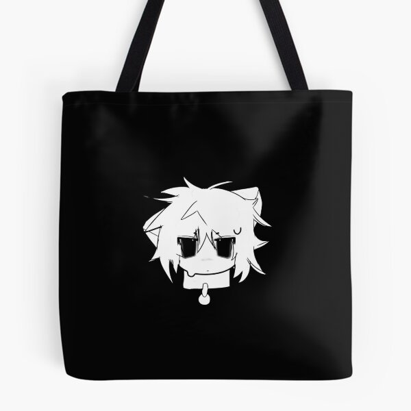 Item preview, chibi moe cat boy black background designed and sold by 444_Aaron_444.