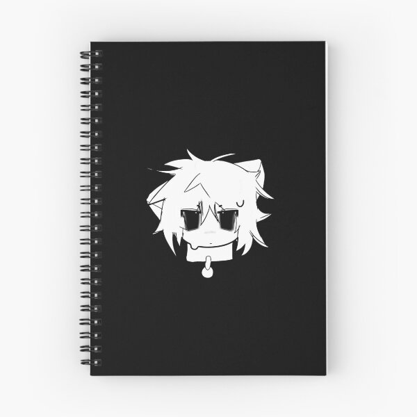 Item preview, chibi moe cat boy black background designed and sold by 444_Aaron_444.