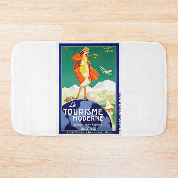 Item preview, Vintage Art Deco Travel Poster | Le Tourisme Moderne Magazine | 1920s Fashion & Modernity | Lafon Design Print designed and sold by artofuniverse.