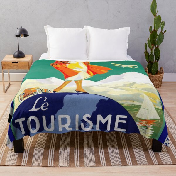 Item preview, Vintage Art Deco Travel Poster | Le Tourisme Moderne Magazine | 1920s Fashion & Modernity | Lafon Design Print designed and sold by artofuniverse.