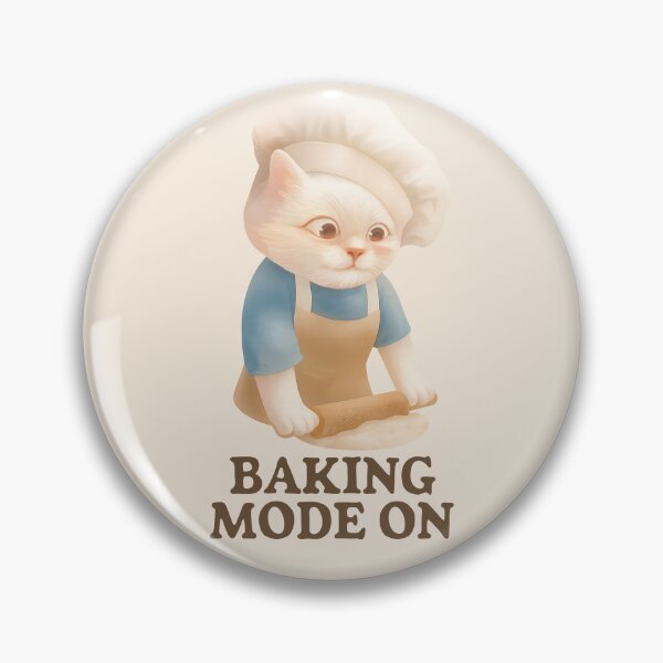 Item preview, Baking Mode On – Cute Cat Baker & Pastry Chef designed and sold by ZKOZKOHI.