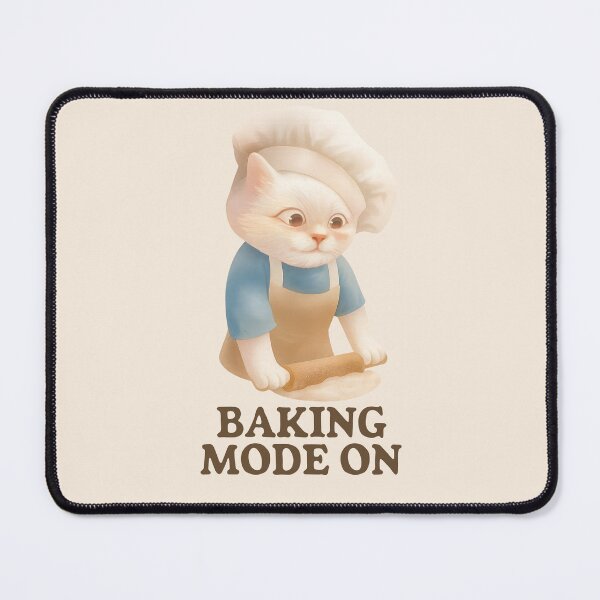 Item preview, Baking Mode On – Cute Cat Baker & Pastry Chef designed and sold by ZKOZKOHI.