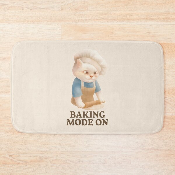 Item preview, Baking Mode On – Cute Cat Baker & Pastry Chef designed and sold by ZKOZKOHI.