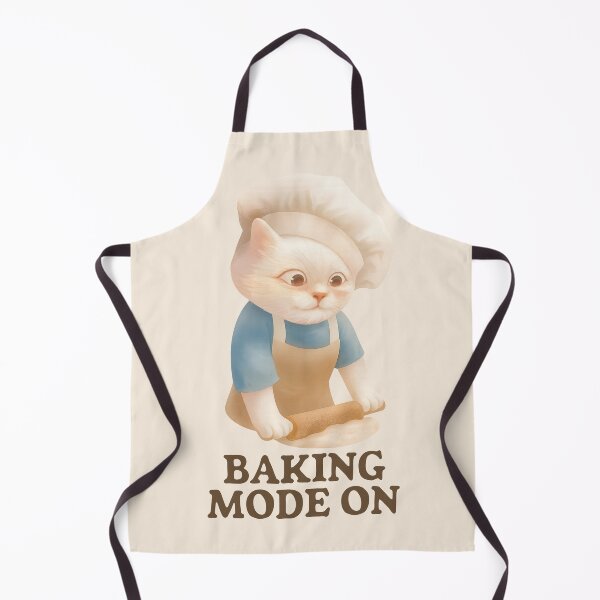 Item preview, Baking Mode On – Cute Cat Baker & Pastry Chef designed and sold by ZKOZKOHI.