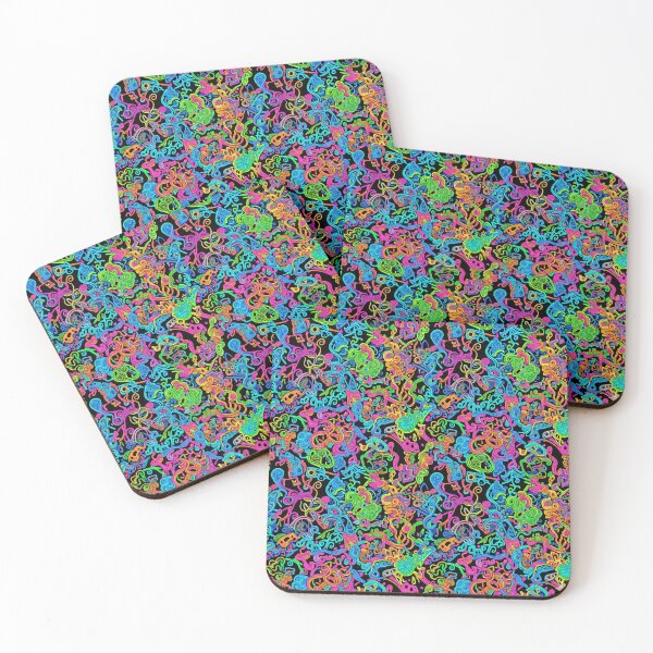 Artikelvorschau, Psychedelic Grunge Wave Chaos iPhone-Hülle entworfen und verkauft von Imaginarium of Chaos falcon88 .