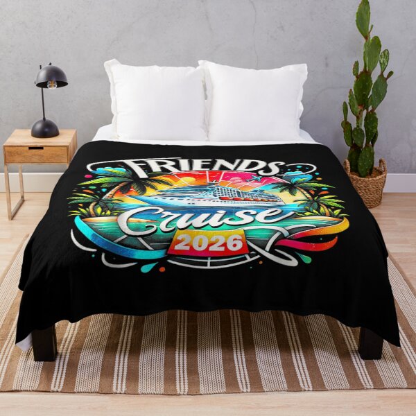 Item preview, Friends Cruise Vacation 2026 Tropical Travel Celebration Colorful Design designed and sold by Taniyah Gomes.
