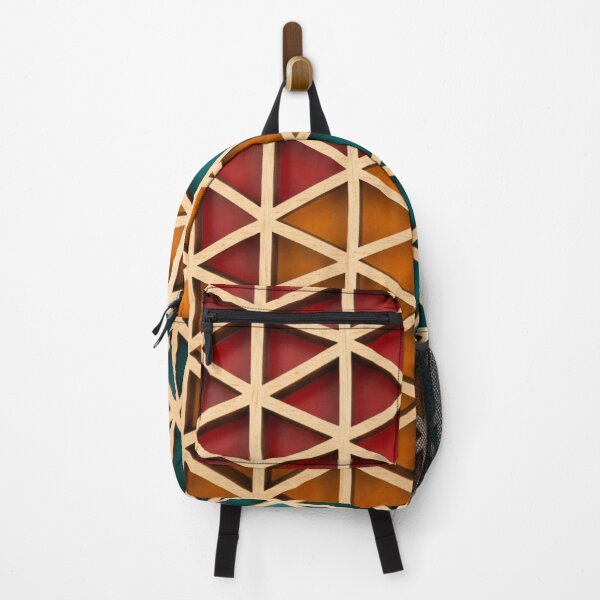 Item preview, Retro Wooden Triangle Lattice designed and sold by Kaleidoscope Print.
