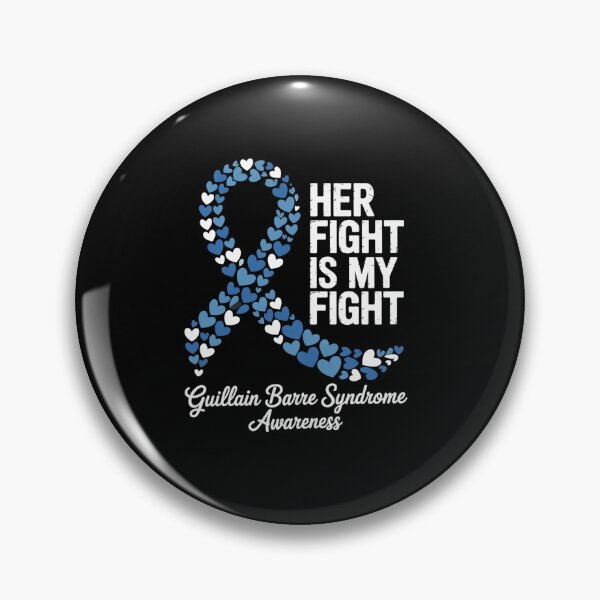 Item preview, Guillain Barre Syndrome Awareness Her Fight Warrior Support designed and sold by RonnasJackson.