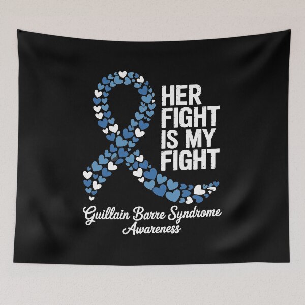 Item preview, Guillain Barre Syndrome Awareness Her Fight Warrior Support designed and sold by RonnasJackson.
