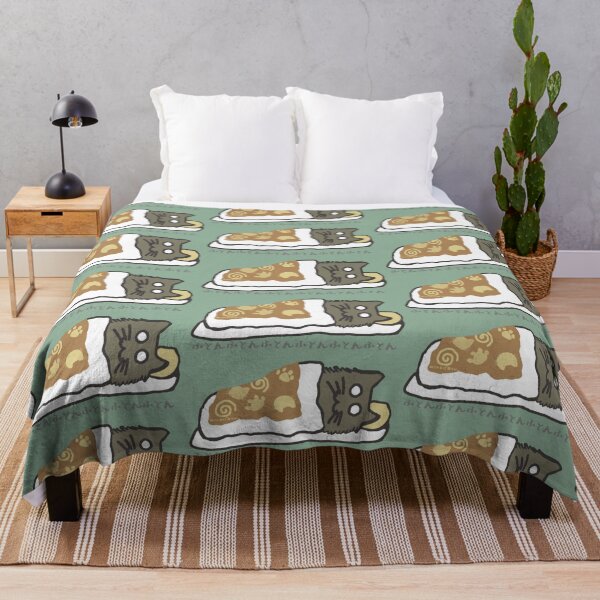 Item preview, Futon Tonton Cat – Warm Japanese Bedding Illustration | Neko no Hige Collection designed and sold by nanaronnicoron.
