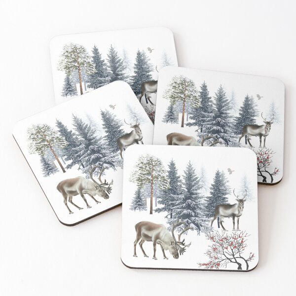 Item preview, Deer landscape designed and sold by Art_By_Wing.