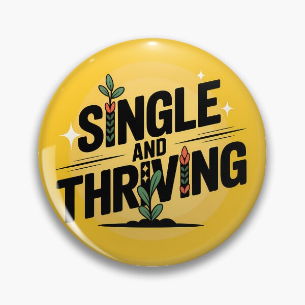 Item preview, Single And Thriving Funny Valentine Typography Self Love Anti Valentine Shirt designed and sold by GiftsForge.