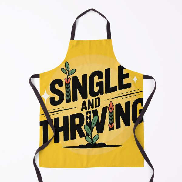 Item preview, Single And Thriving Funny Valentine Typography Self Love Anti Valentine Shirt designed and sold by GiftsForge.
