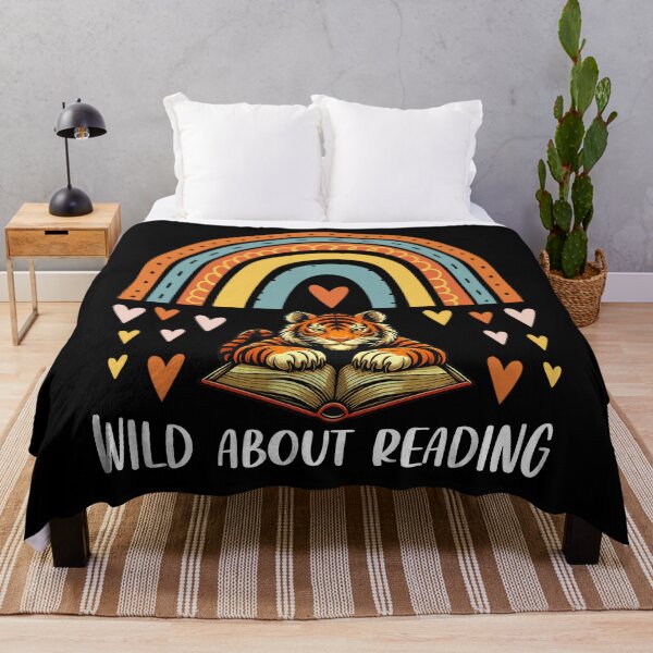 Item preview, Wild About Reading Tiger T-Shirt designed and sold by LarryMBrown.