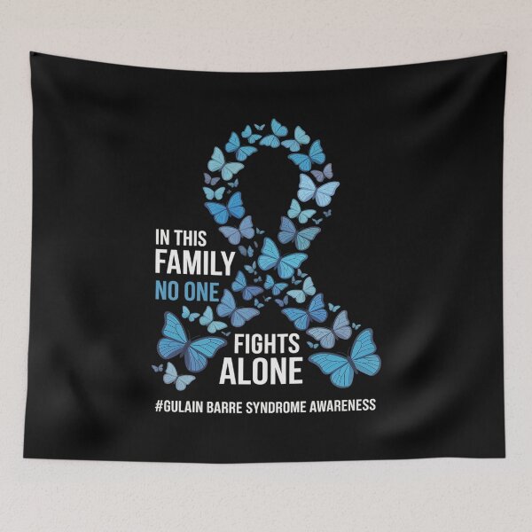 Item preview, Guillain Barre Syndrome Awareness Month Blue Ribbon designed and sold by RonnasJackson.