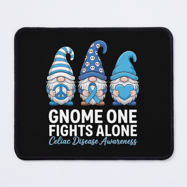Item preview, Guillain Barre Syndrome Awareness Month Blue Ribbon Gnomies designed and sold by RonnasJackson.