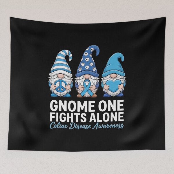 Item preview, Guillain Barre Syndrome Awareness Month Blue Ribbon Gnomies designed and sold by RonnasJackson.