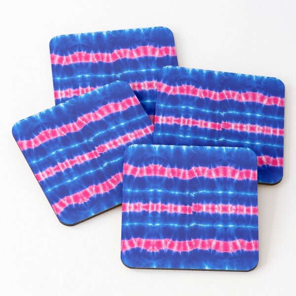 Item preview, Neon Shibori Stripe Tie-Dye designed and sold by Kaleidoscope Print.