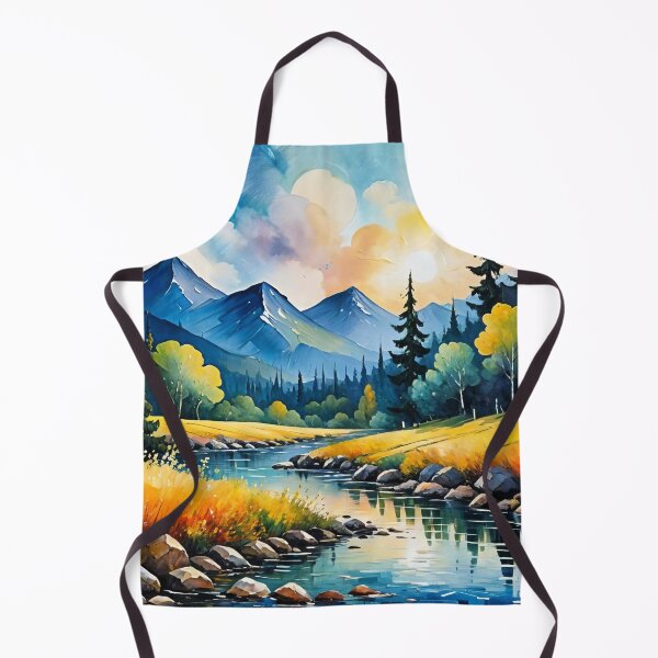 Item preview, Silent Peaks, Flowing Time designed and sold by Undersea Ai Art.