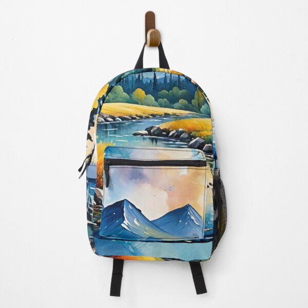 Item preview, Silent Peaks, Flowing Time designed and sold by Undersea Ai Art.