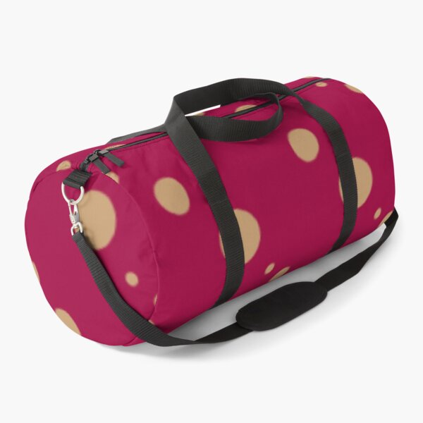 Item preview, Red descending diagonal gold polka dots designed and sold by Aasuti-designs.