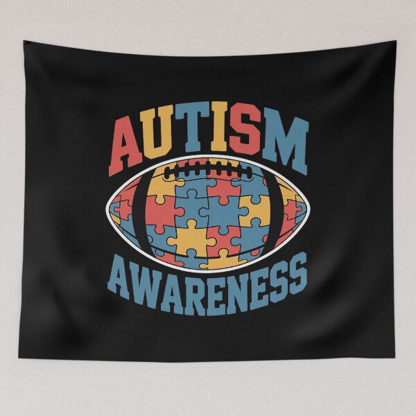 Item preview, Love Football Puzzles Autism Awareness Kids Boys designed and sold by RonnasJackson.