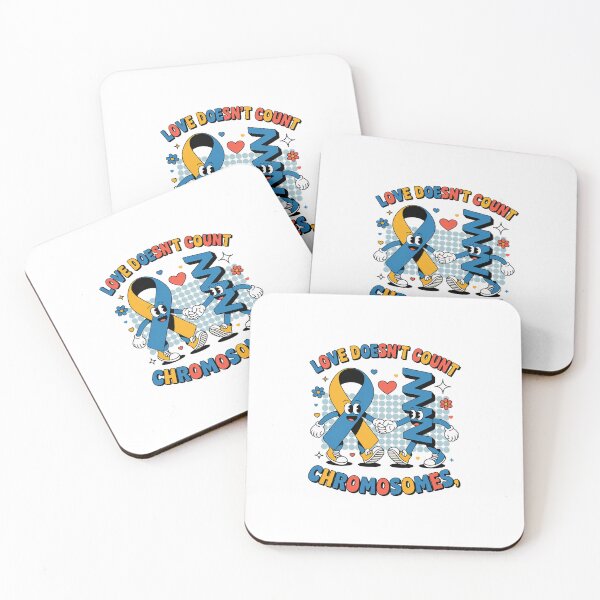 Item preview, Love Doesn't Count Chromosomes Down Syndrome Awareness Month designed and sold by RonnasJackson.