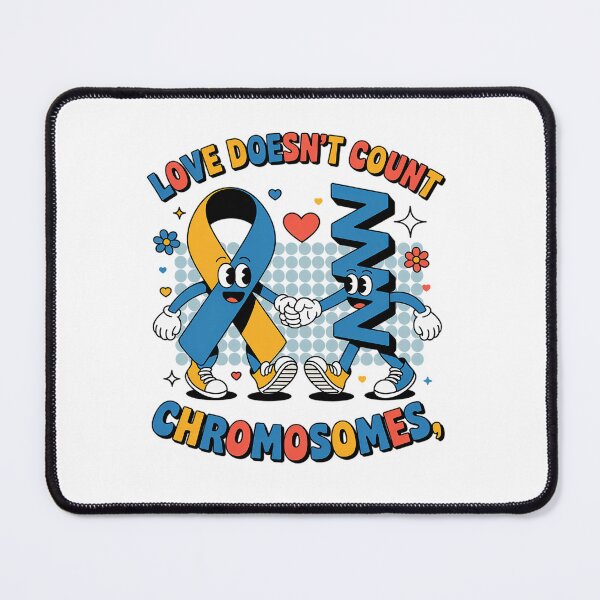 Item preview, Love Doesn't Count Chromosomes Down Syndrome Awareness Month designed and sold by RonnasJackson.