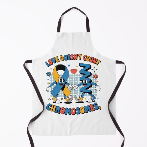 Item preview, Love Doesn't Count Chromosomes Down Syndrome Awareness Month designed and sold by RonnasJackson.