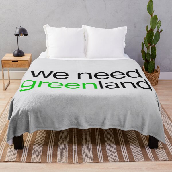 Item preview, We Need Greenland Funny Geopolitical Meme Strategic Statement Art designed and sold by SplashTastic.