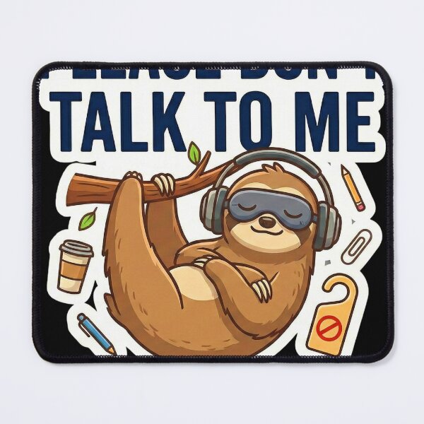Item preview, Please Don't Talk To Me - I'm In A Meeting With My Coffee Sloth designed and sold by Rengwear.