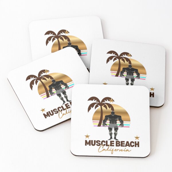 Item preview, Muscle Beach, Maximum Gains! Sun, Sand, and Heavy Lifts! designed and sold by RAIZX.