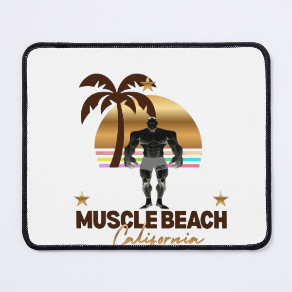 Item preview, Muscle Beach, Maximum Gains! Sun, Sand, and Heavy Lifts! designed and sold by RAIZX.