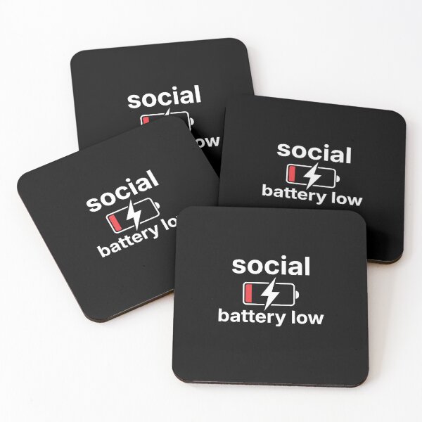 Item preview, Low Battery Mode – Mental Energy Burnout Minimal Icon designed and sold by ISG Designs.