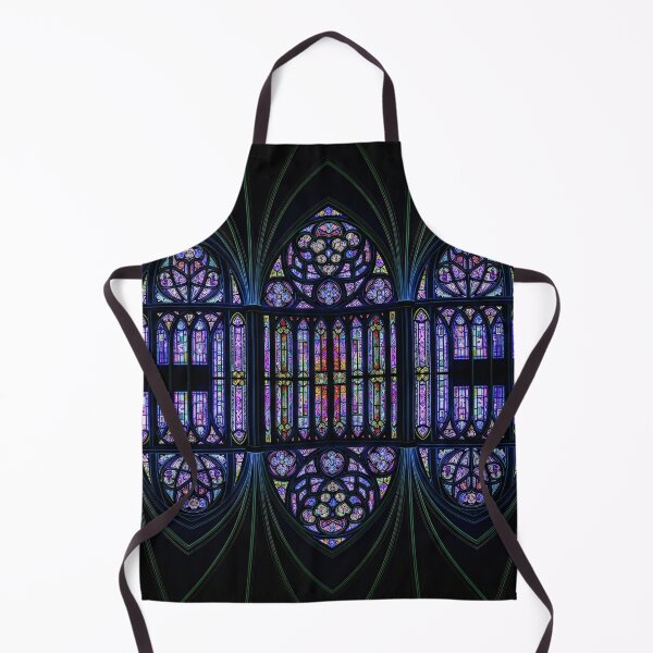Item preview, Neon Gothic Stained Glass Window designed and sold by Kaleidoscope Print.