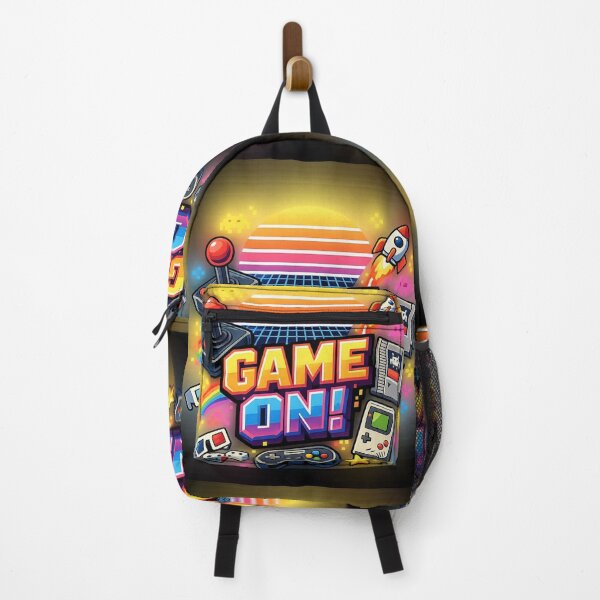 Item preview, Gaming 80s: Game On – Retro 80s Gaming Illustration designed and sold by Arte Cartoon From TagTeam Group.
