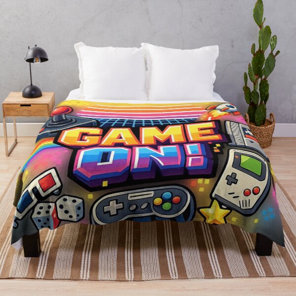 Item preview, Gaming 80s: Game On – Retro 80s Gaming Illustration designed and sold by Arte Cartoon From TagTeam Group.