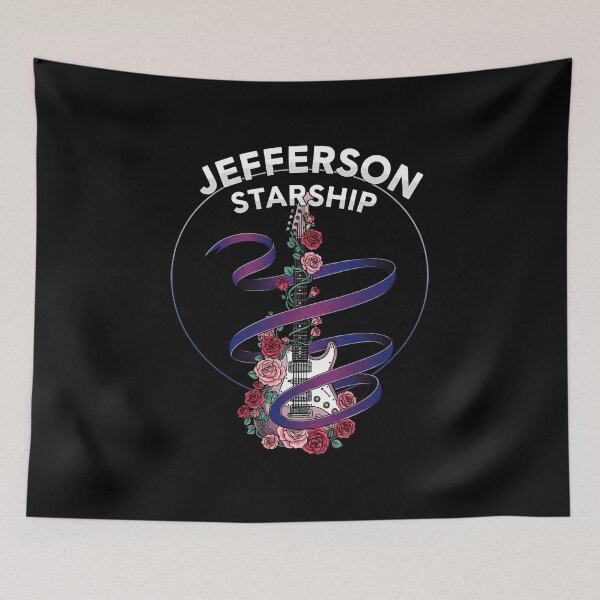Item preview, Jefferson Starship Floral Guitar  designed and sold by Marsattacks561.