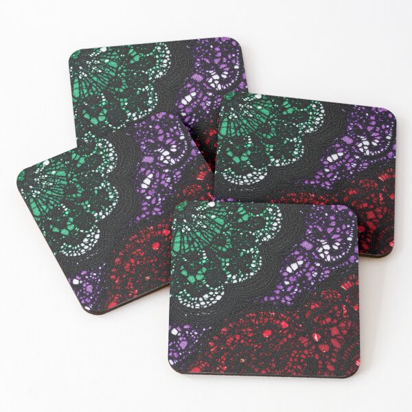 Item preview, Velvet Lace Mosaic designed and sold by Kaleidoscope Print.
